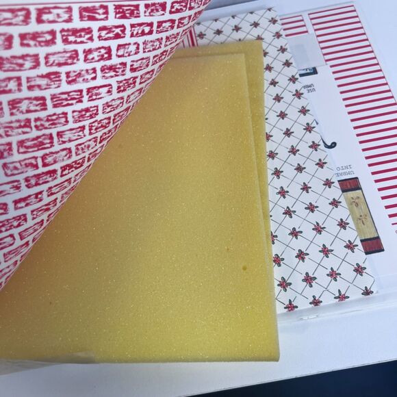 VTG Carousel Crafts Doll House Decorator Kit Wallpaper Doll Furniture Clothes - Picture 6 of 13